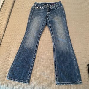 Inc denim regular fit bootleg size 2